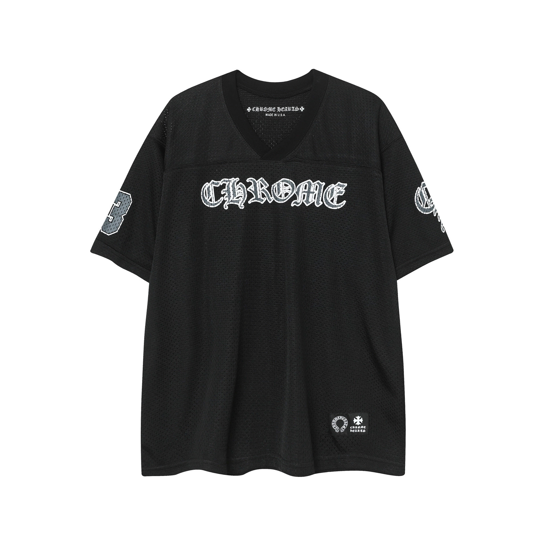 1:1 Version new black double mesh jersey short set tracksuit