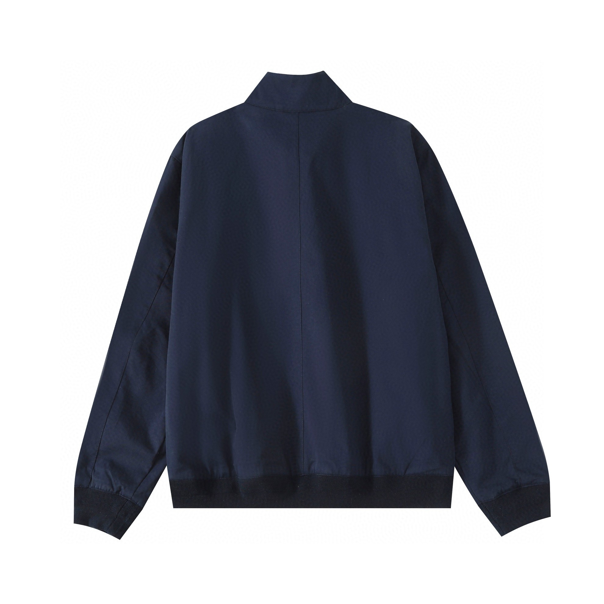 1:1 classic old-style stand-up collar executive zipper jacket