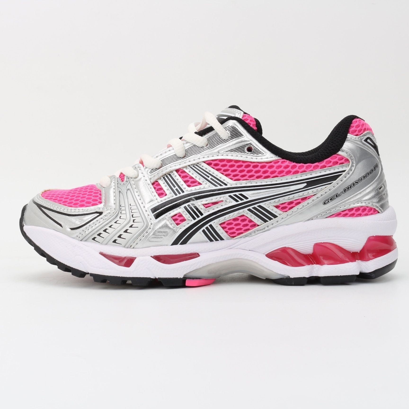 New arrival runner sneakers pink and silver
