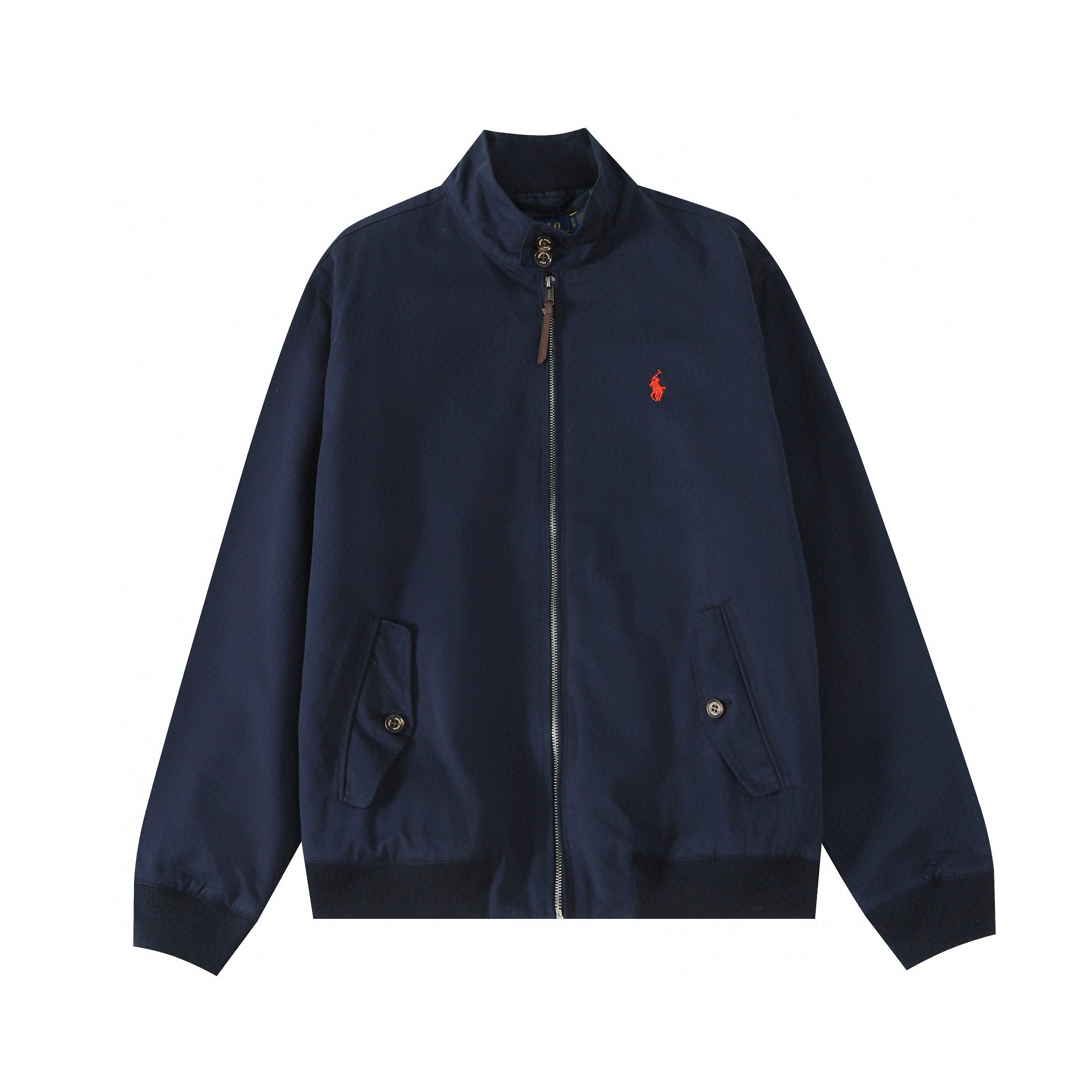 1:1 classic old-style stand-up collar executive zipper jacket