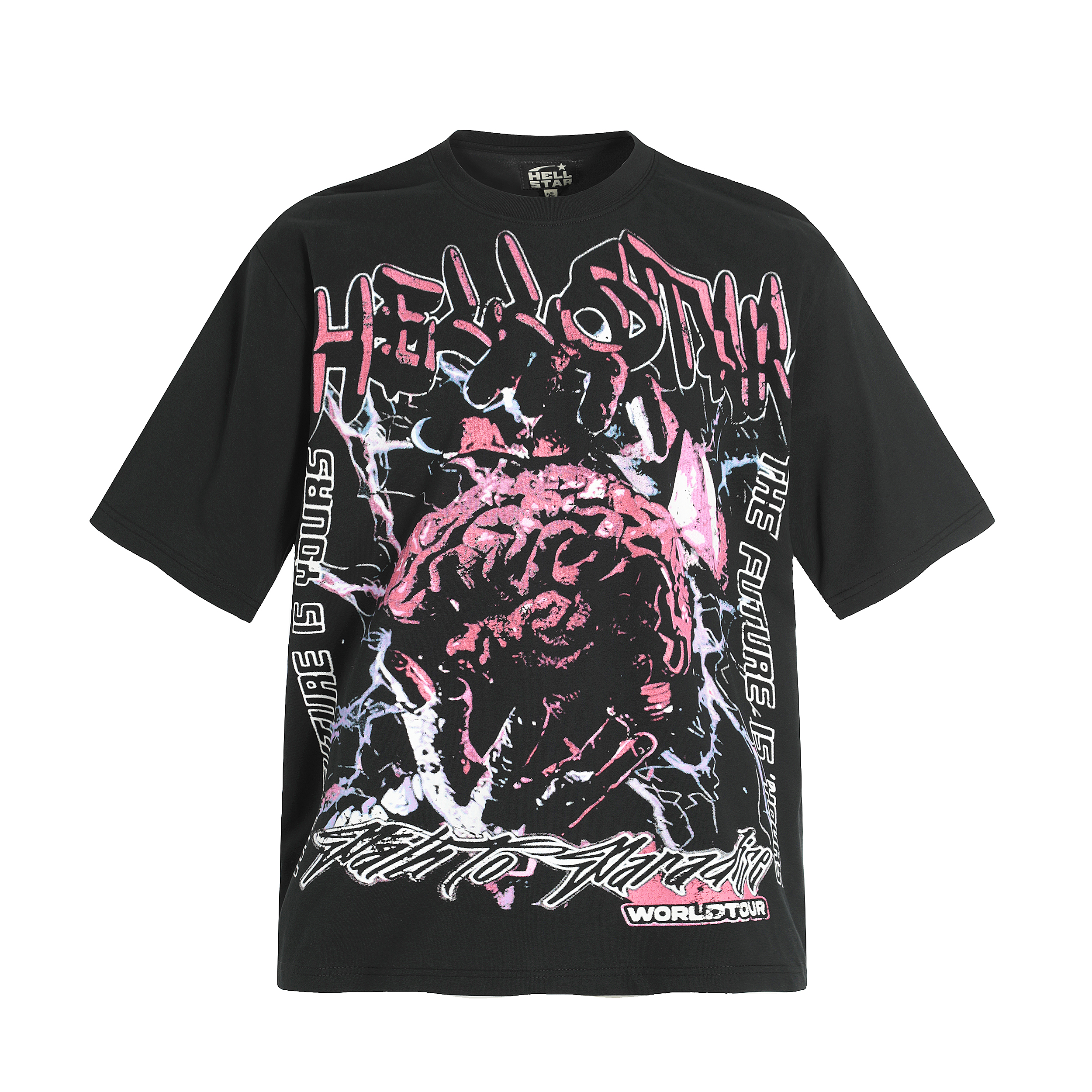 New release full print vintage short-sleeved T-shirt