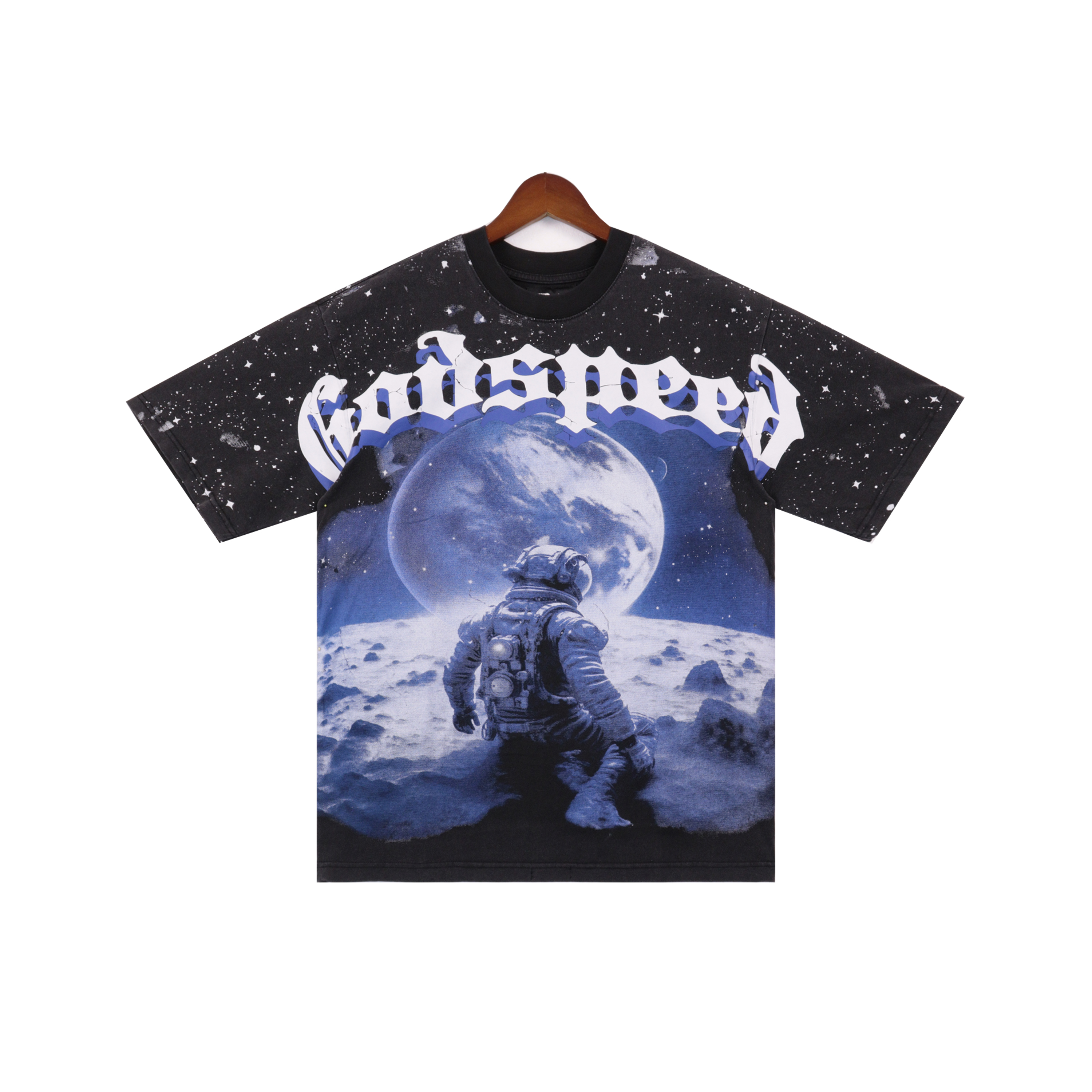 New release Ink-splashing No Looking Back short sleeve sthirt