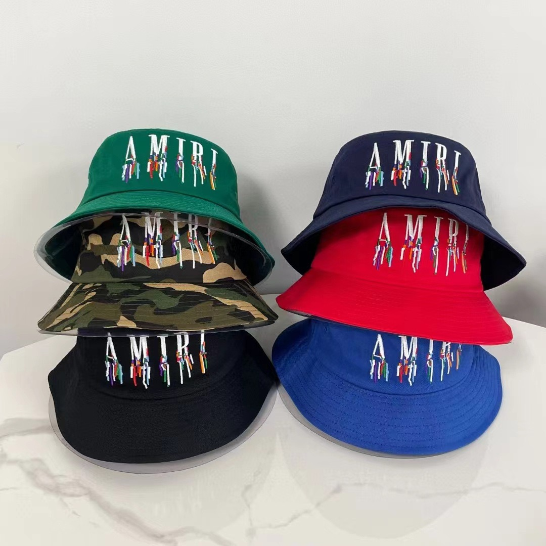1:1 Waterfall embroidered and printed fisherman's sun hat