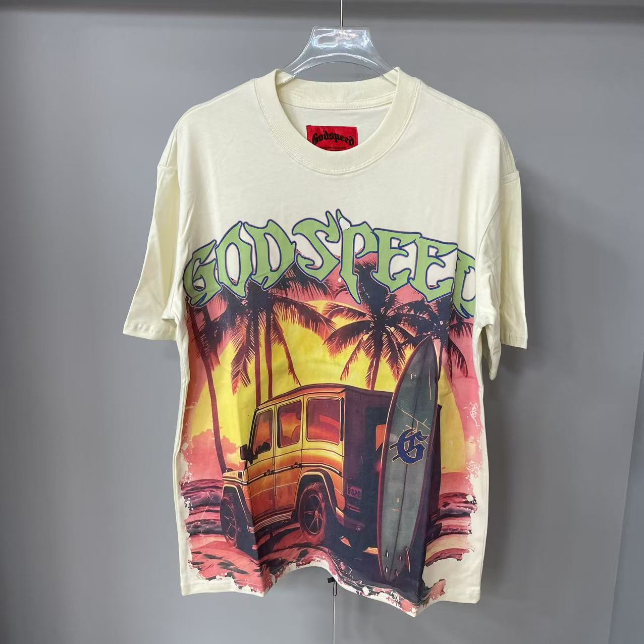 new released bright color graph print short sleeve tshirt