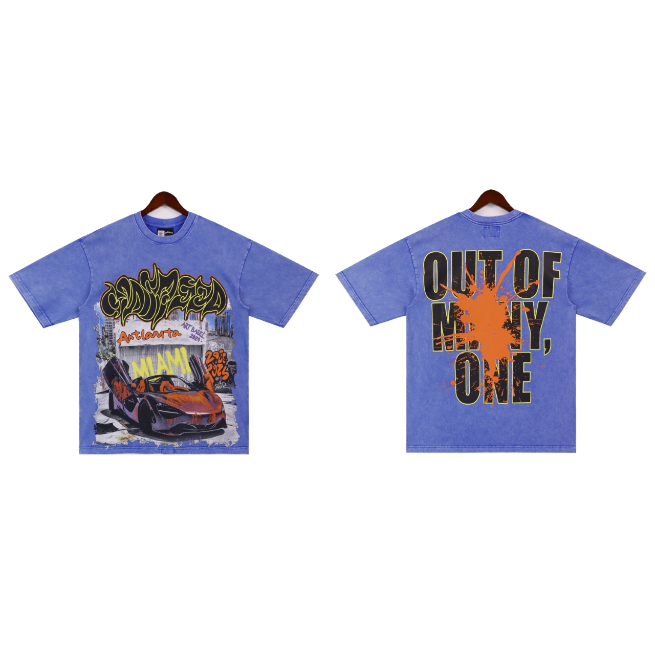 New arrival Racing car print short sleeve tshirt
