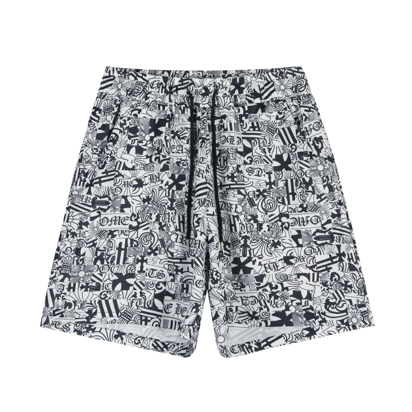 New arrival graffiti comics printed all over the ice silk cotton beach set