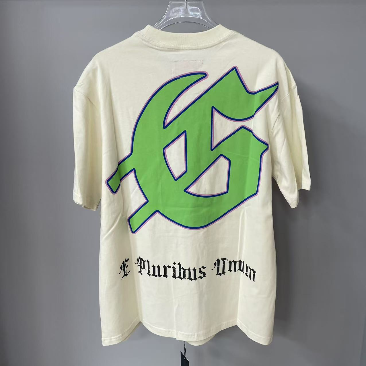 new released bright color graph print short sleeve tshirt