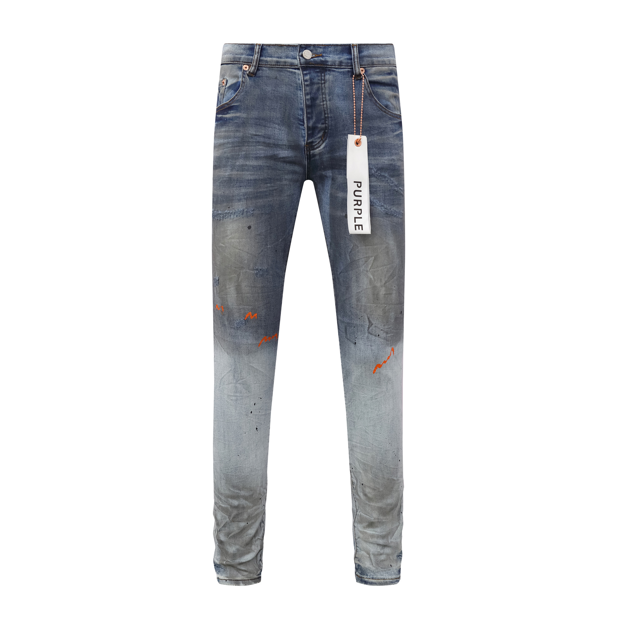 new release spliced colors jeans