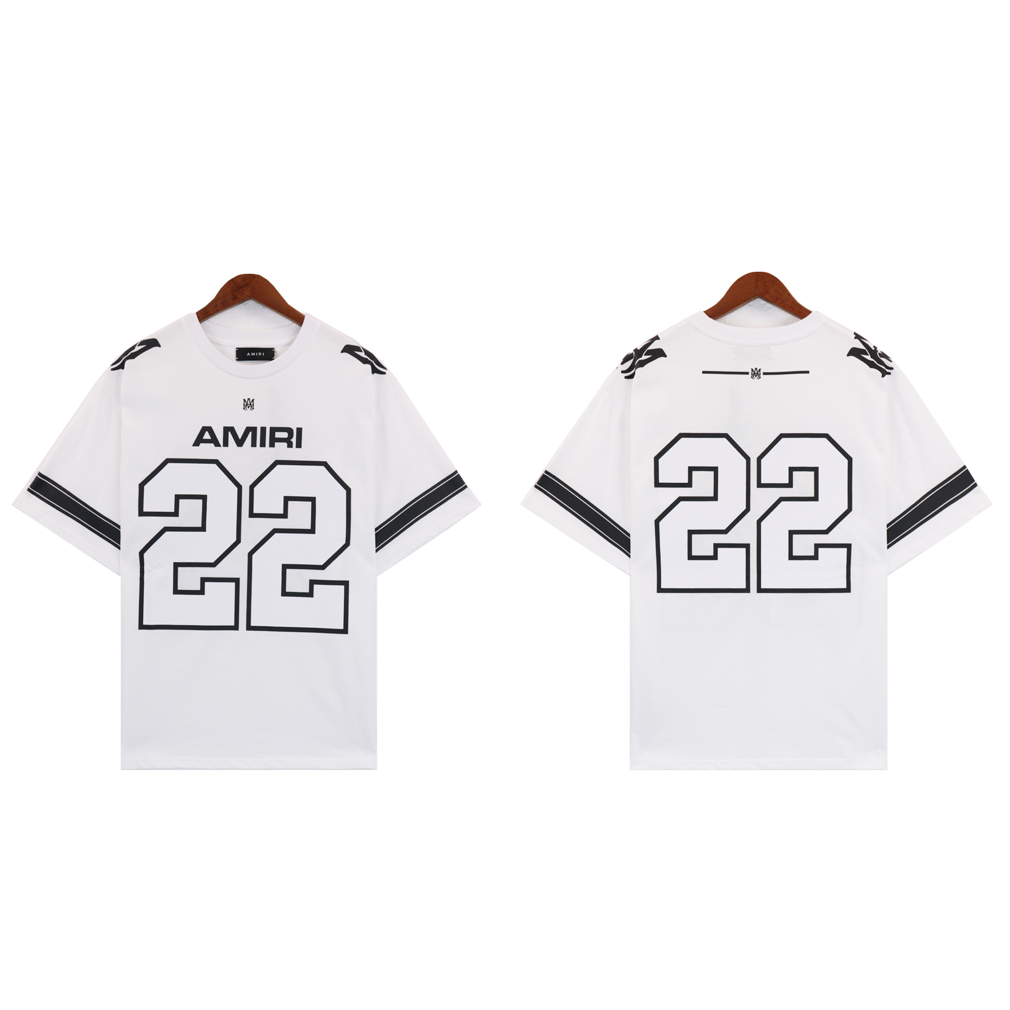New release printed pure cotton sports jersey T-shirt