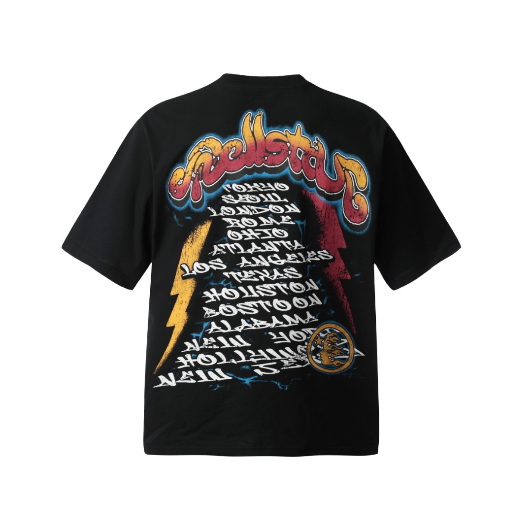 New arrival full print big open mouth tshirt