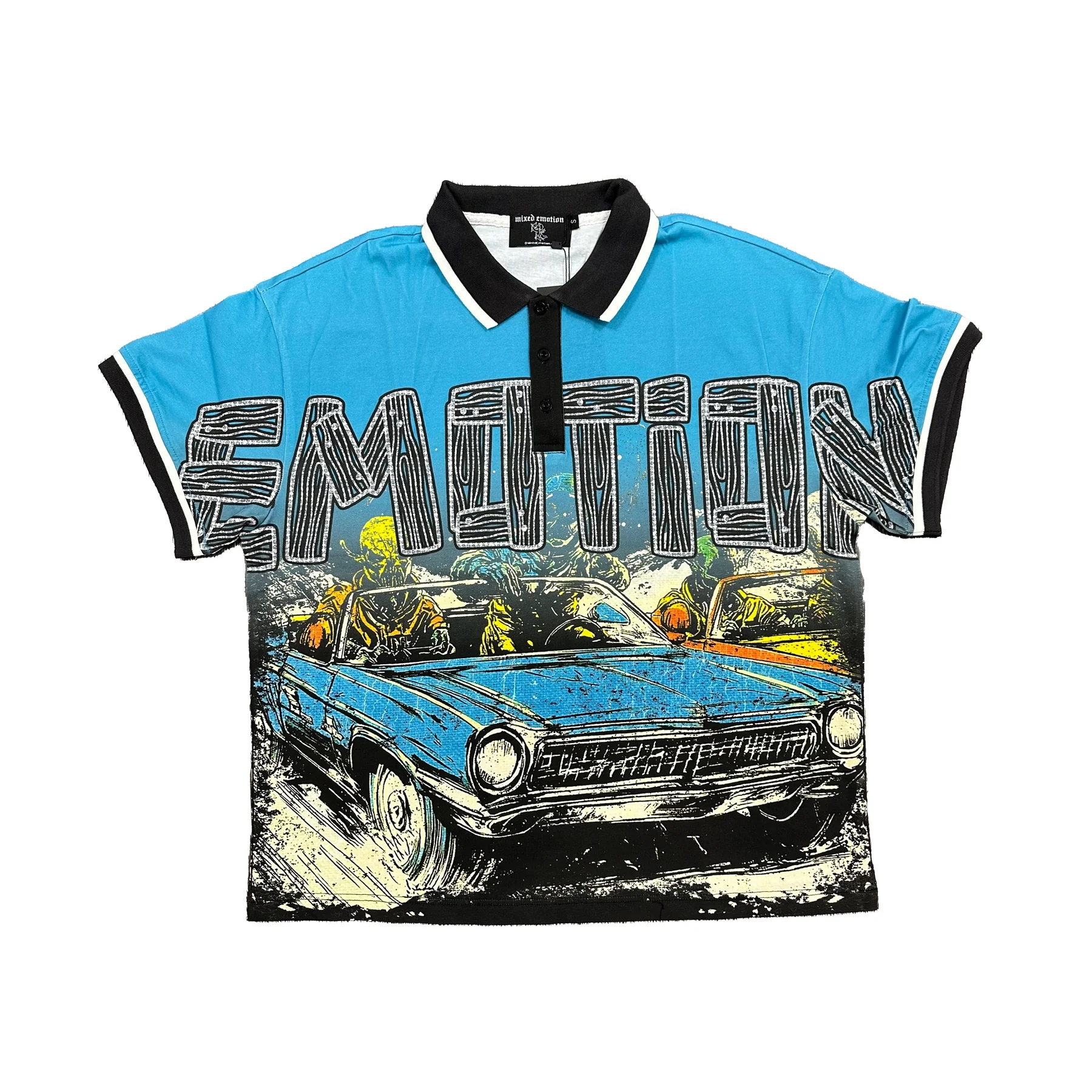 New arrival  Mixed Emotion cotton POLO tshirt