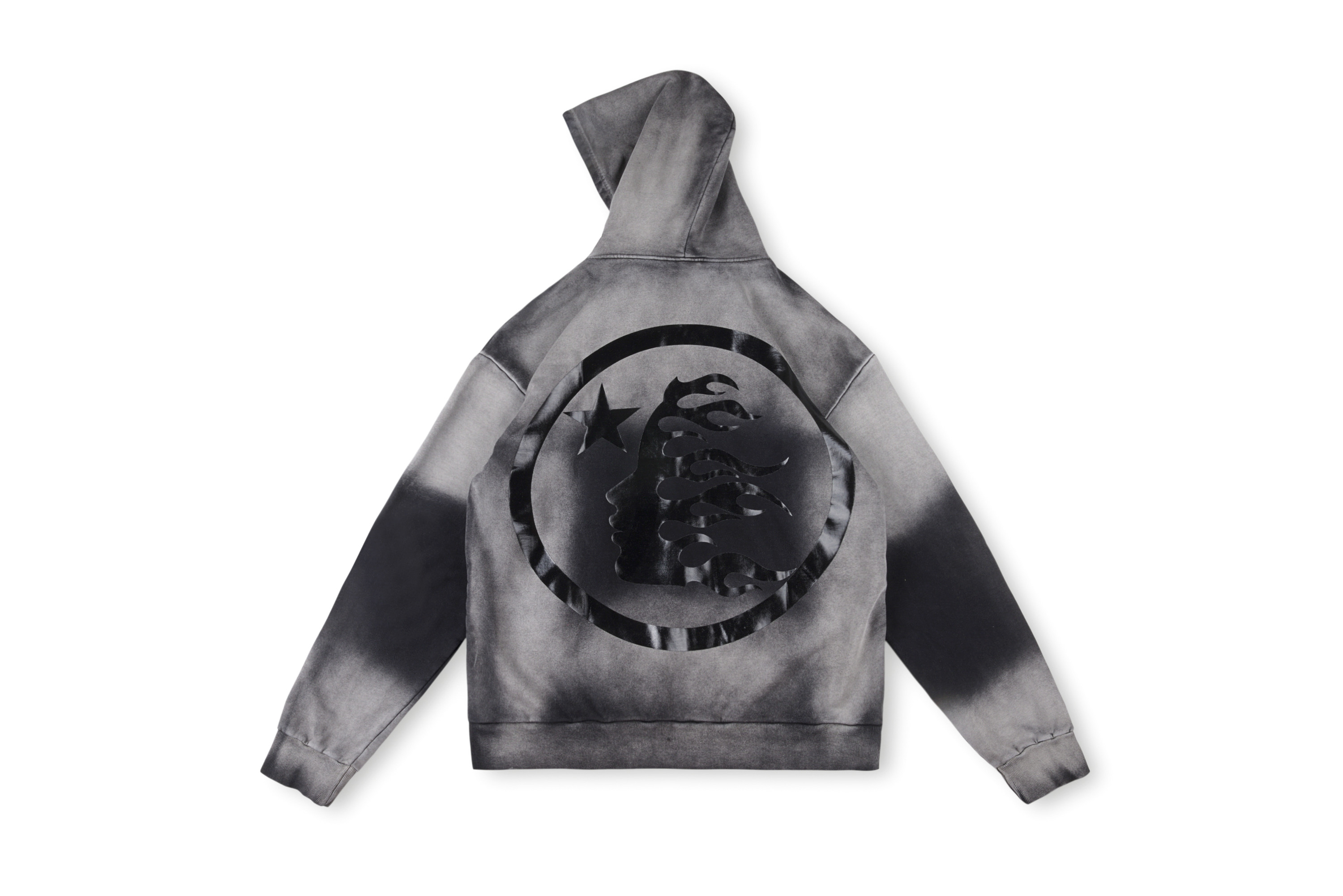 Washing grey hoodie