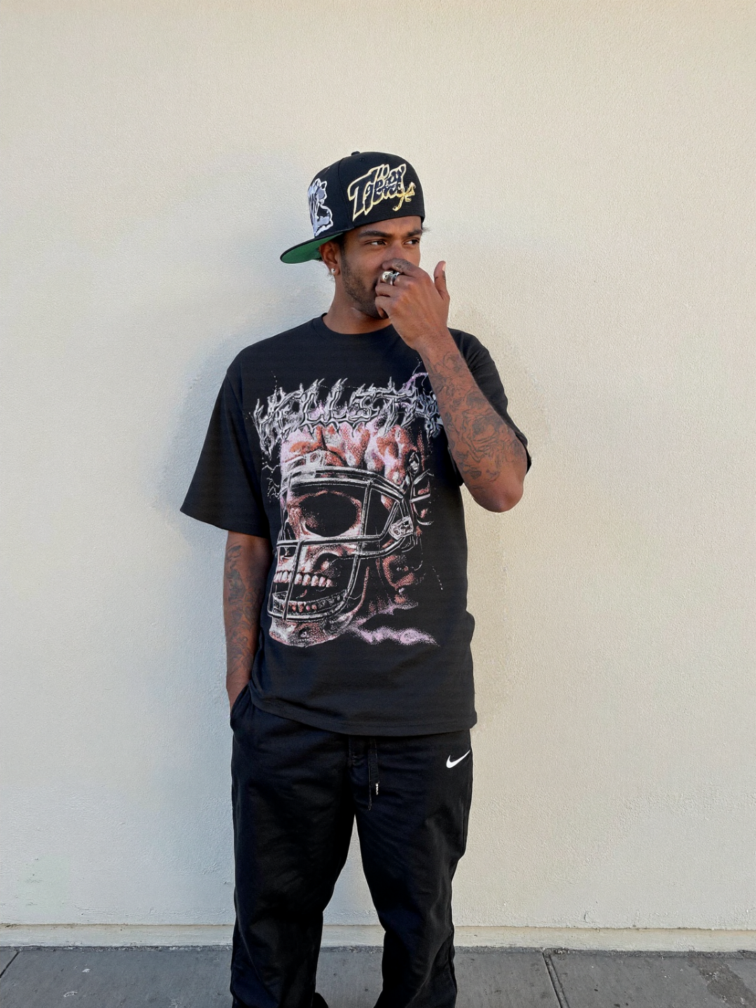 New vintage full printing tshirt