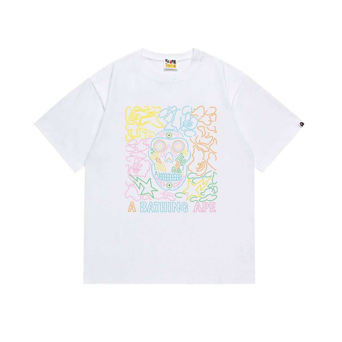 new colorful line drawings and letter prints