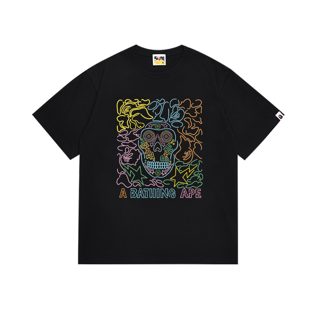 new colorful line drawings and letter prints