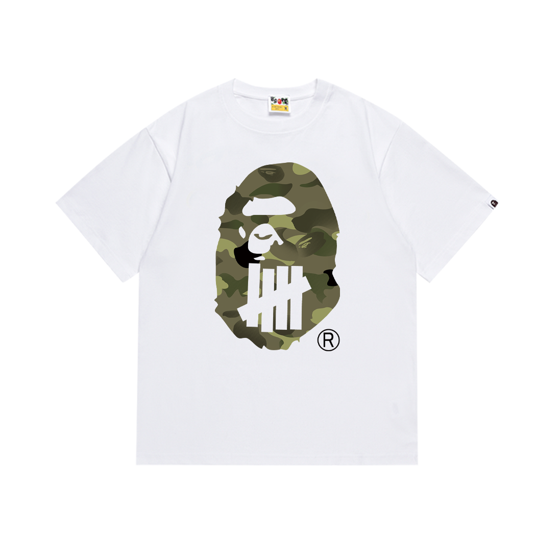 new arrival camouflage ape man head tshirt