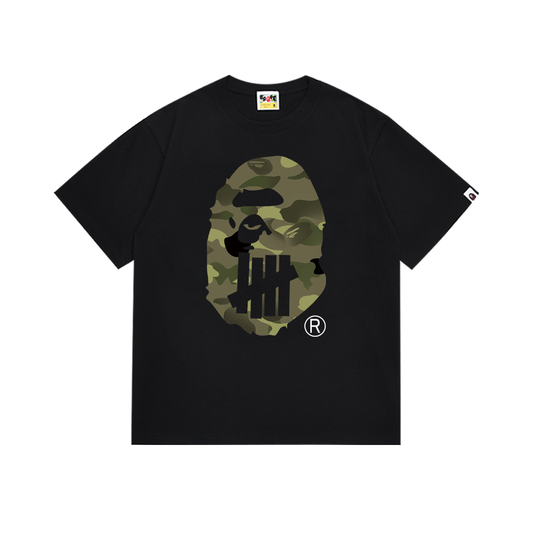 new arrival camouflage ape man head tshirt