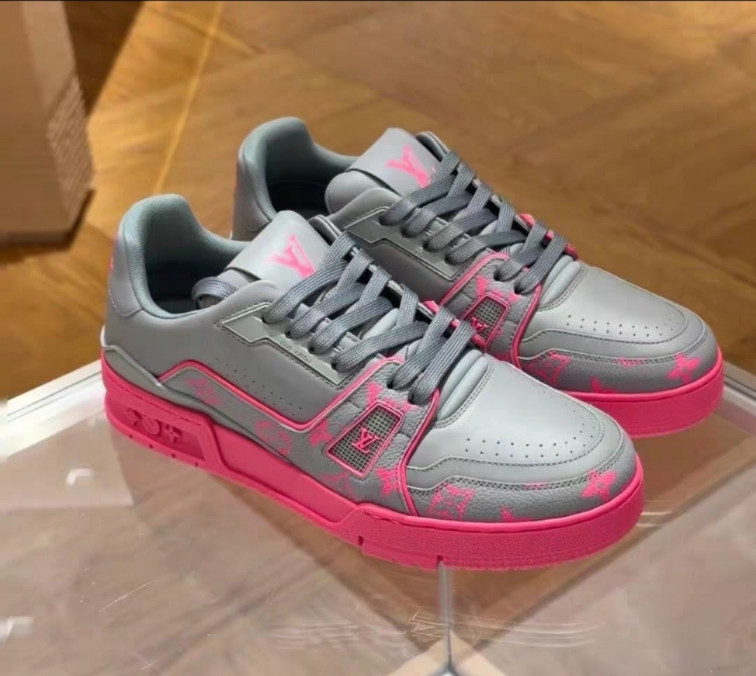 25SS New arrival grey and pink Trainer Sneaker