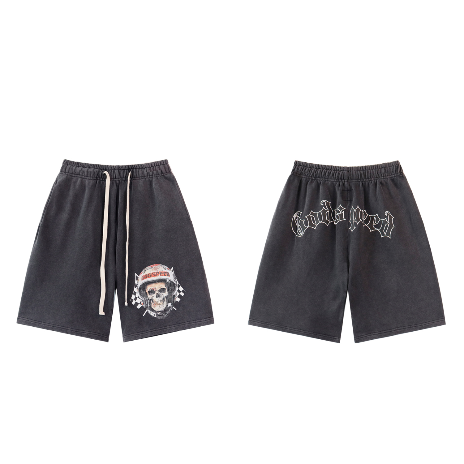 25SS new releasing casual trendy washed and distressed short pants