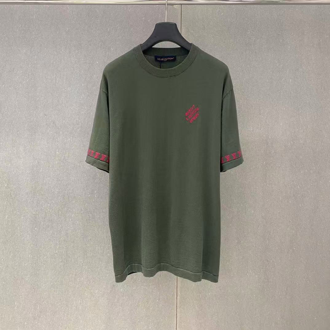 25SS new releasing Jacquard knitted short sleeves sweater