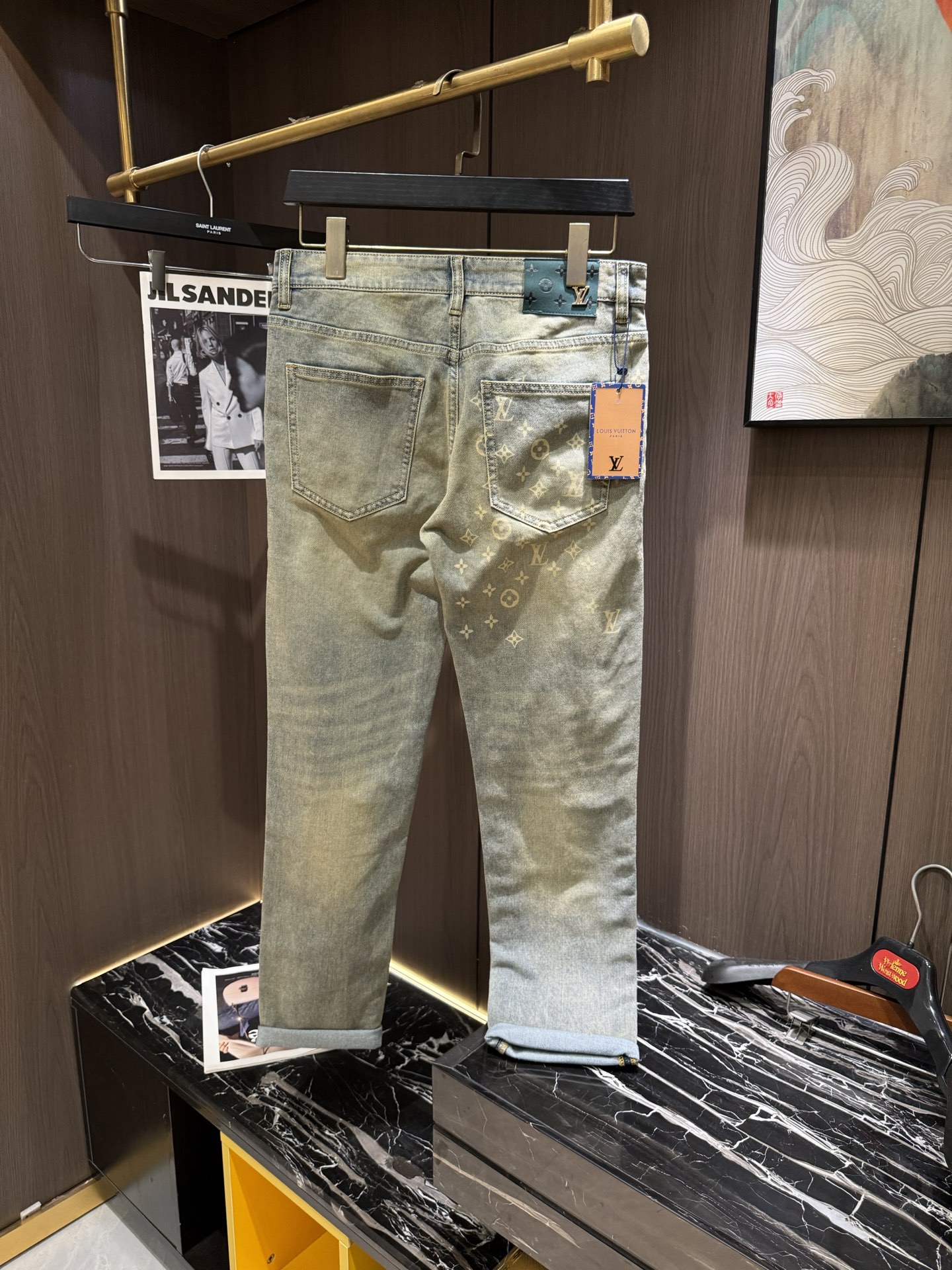 2025ss new full logo jeans