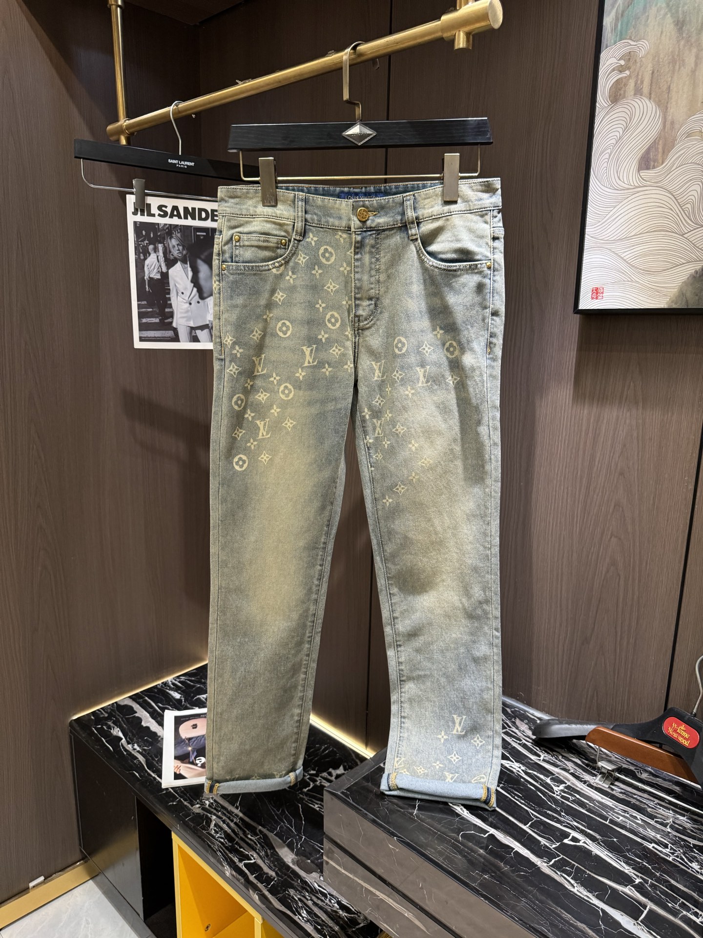 2025ss new full logo jeans