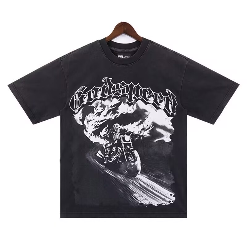 Washing grey new tshirt