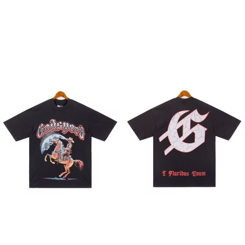 Washing grey graffiti tshirt