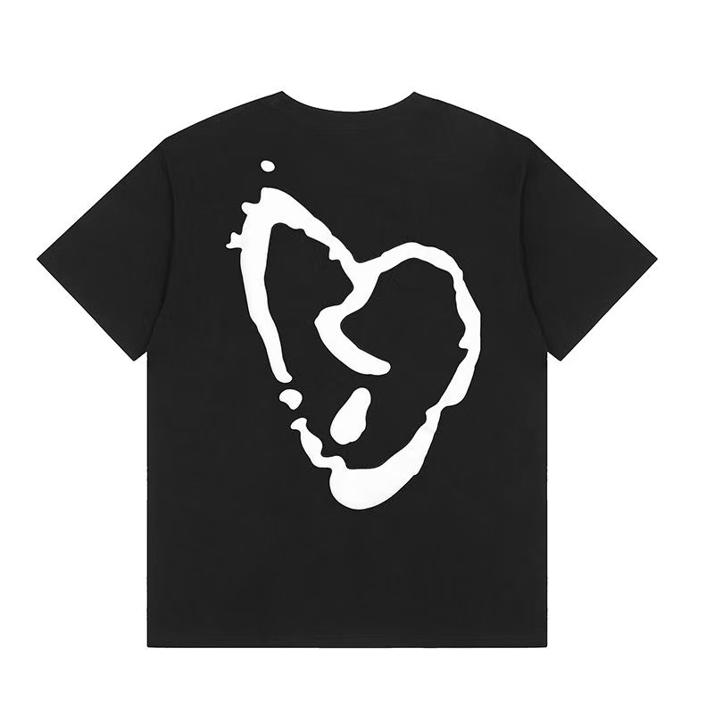 New black with white tshirt