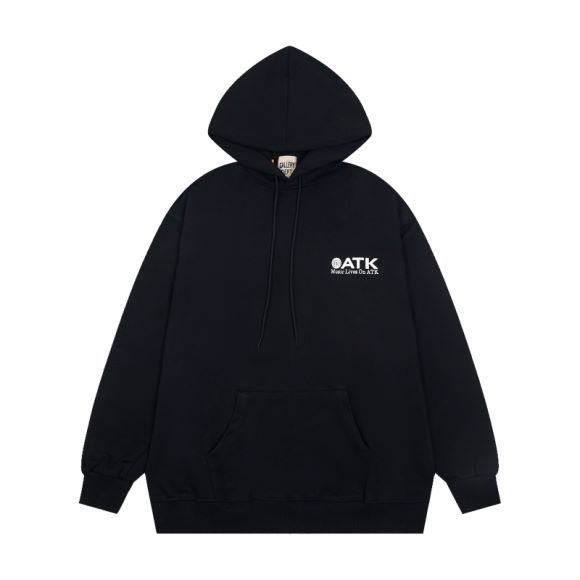 25SS New black hoodie
