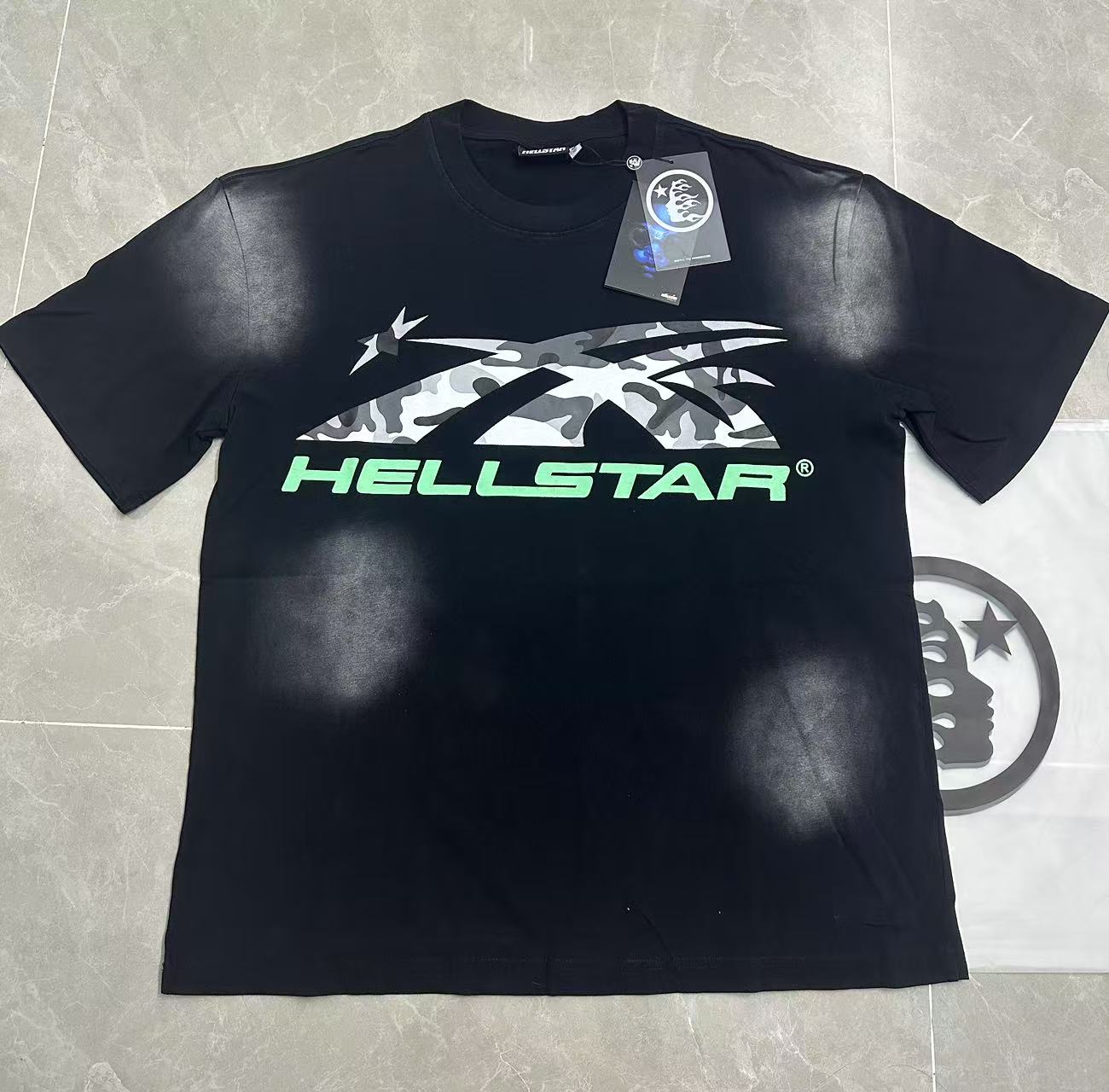 new arrival camo letter cotton tshirt