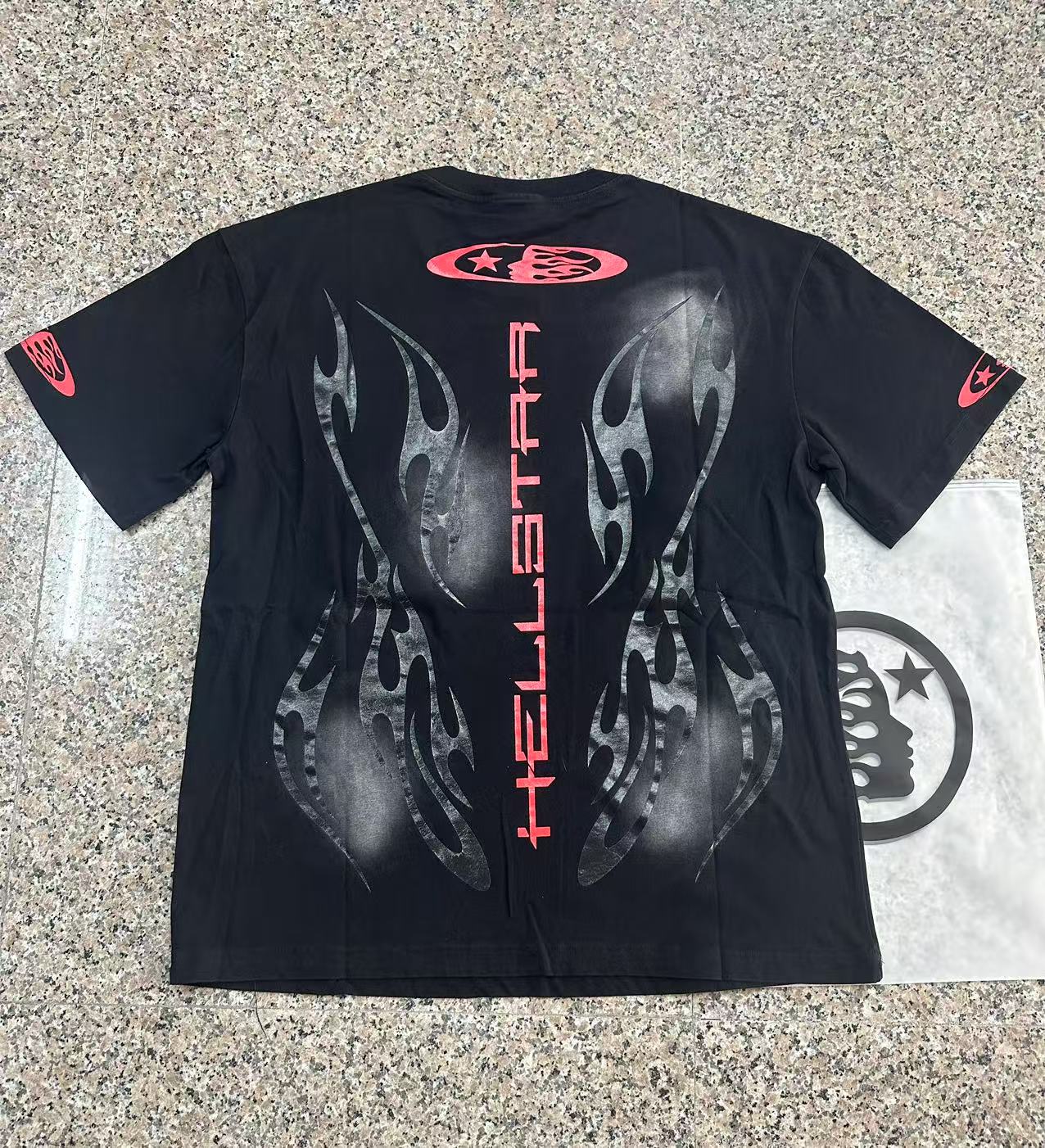 new arrival black and red cotton tshirt