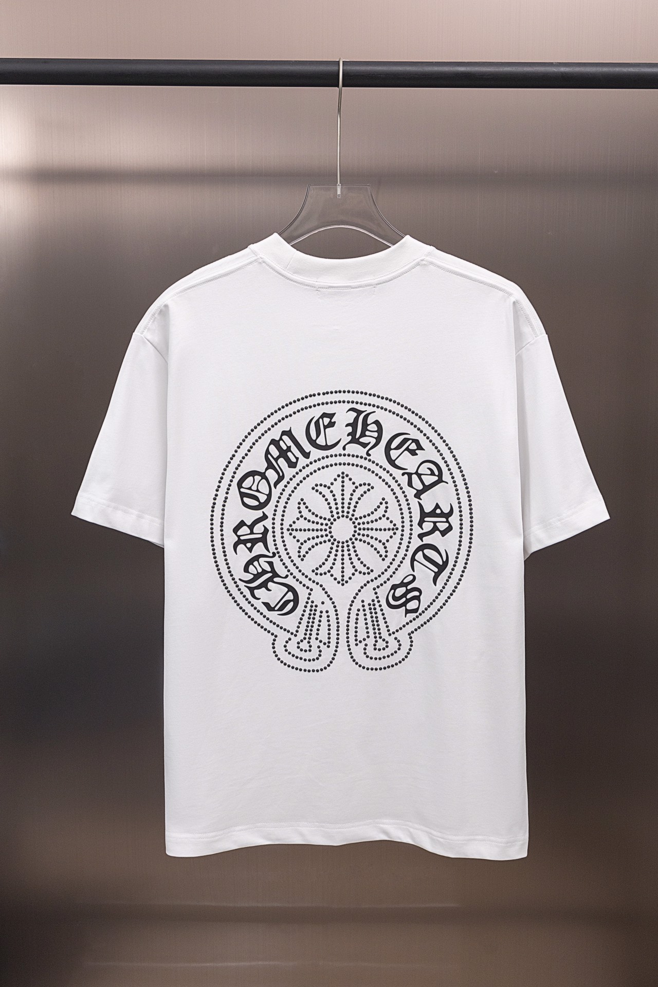 25SS new released rhinestone full logo tshirt