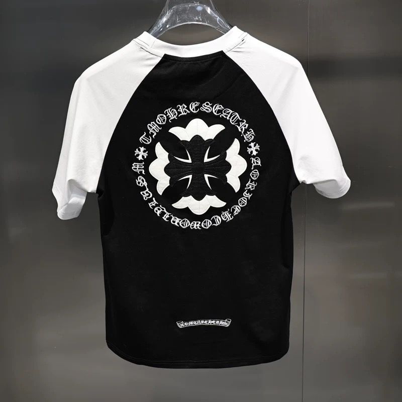 New arrival leather logo tshirt