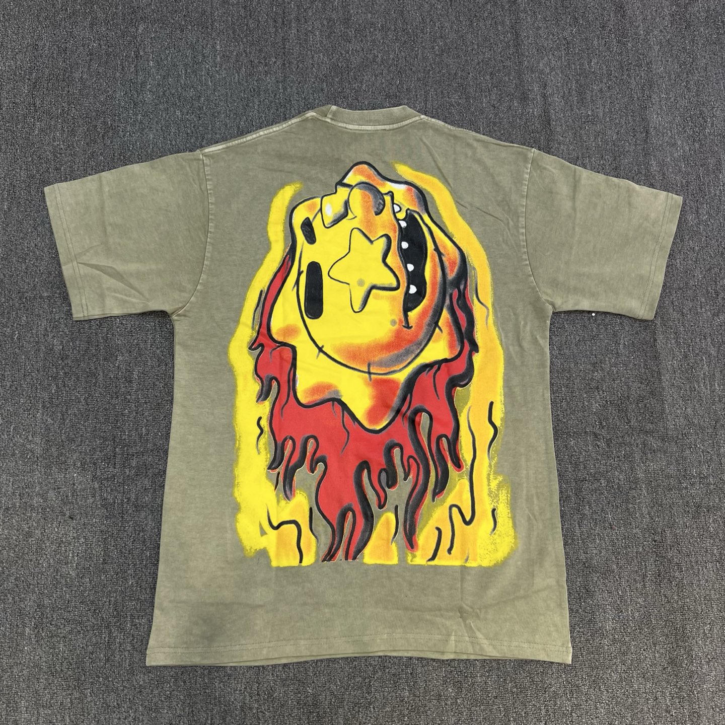 new arrival graffiti print cotton tee