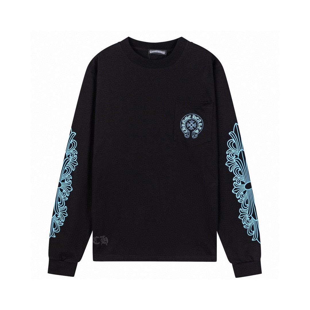 new arrival horseshoe pattern long-sleeved shirt