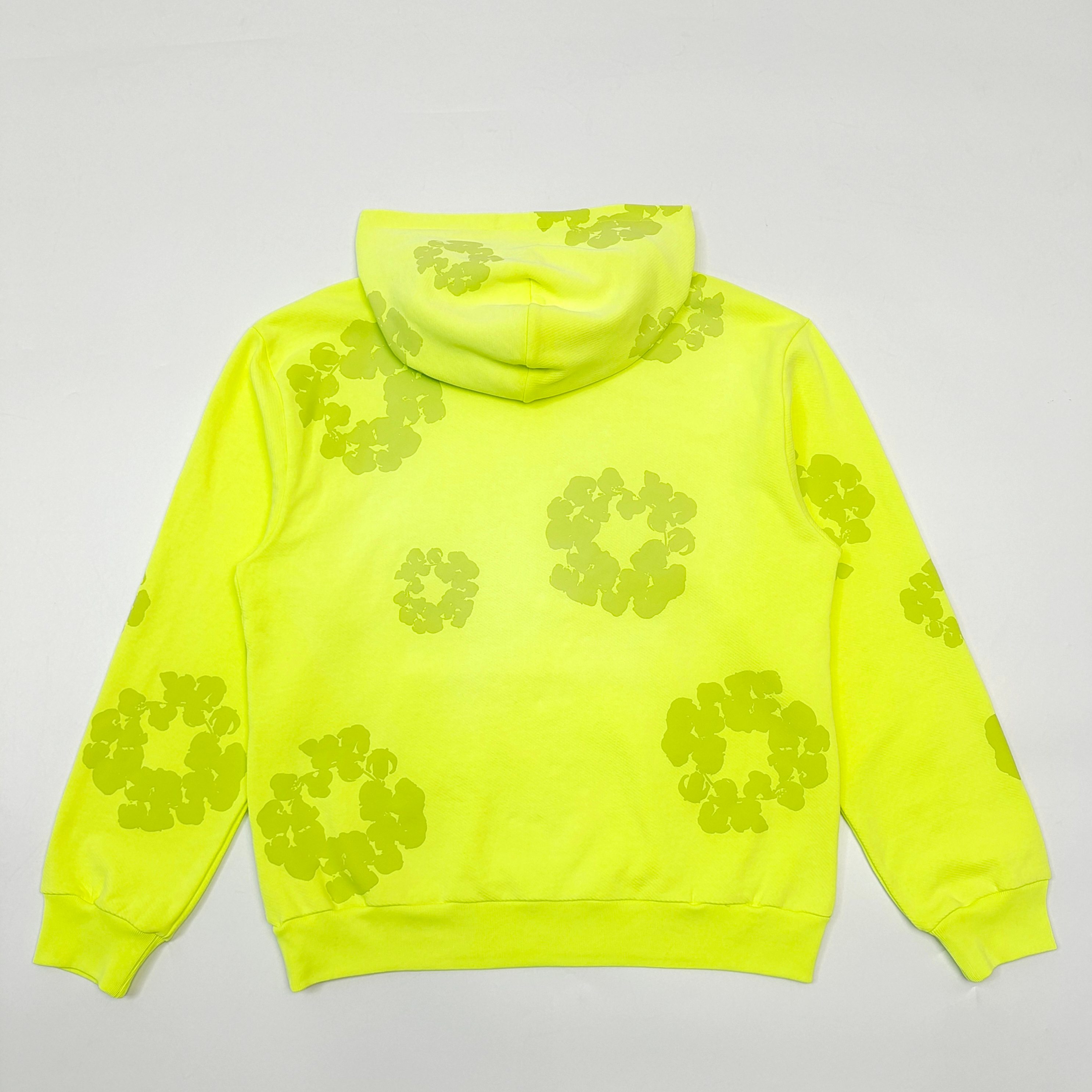 1:1 New color washing puff logo hoodie pant