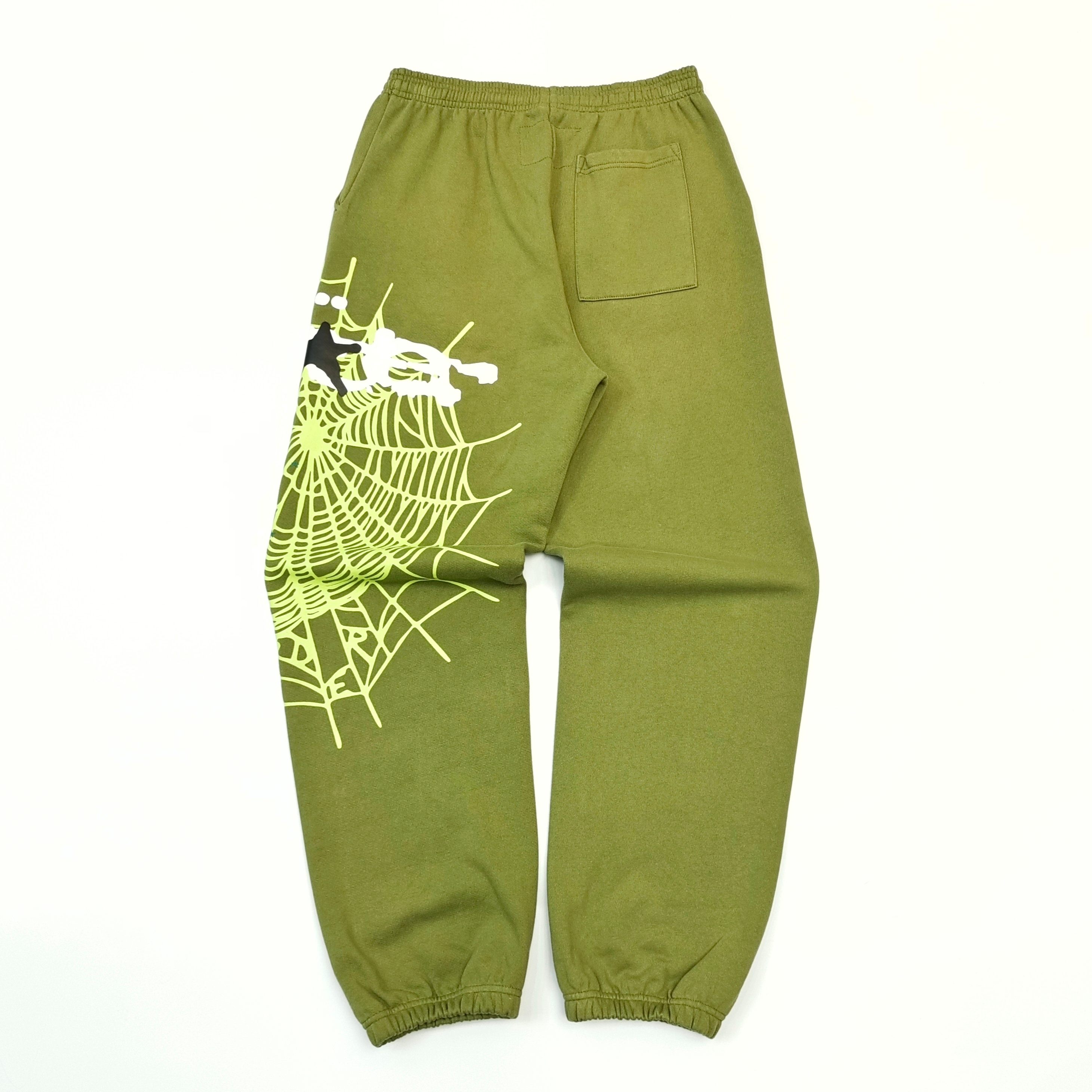 1:1 New green mesh green sweatpants