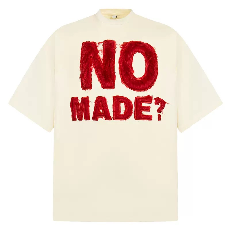 New releasing Hiphop letter flocking short sleeve tshirt