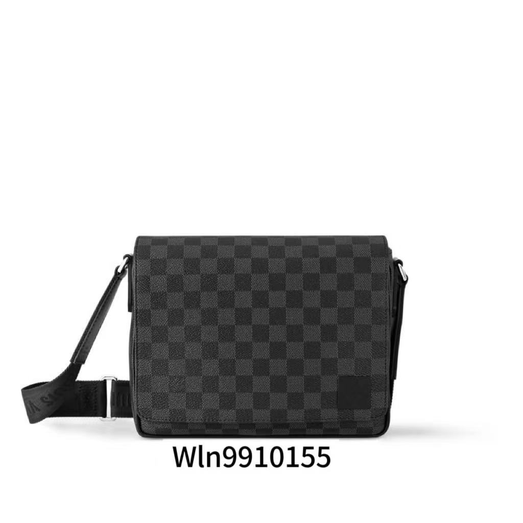 Classic real leather black bag