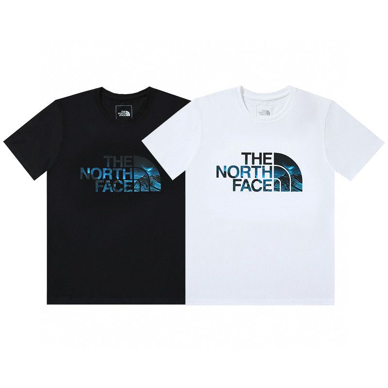 Classic simple blue logo print tshirt