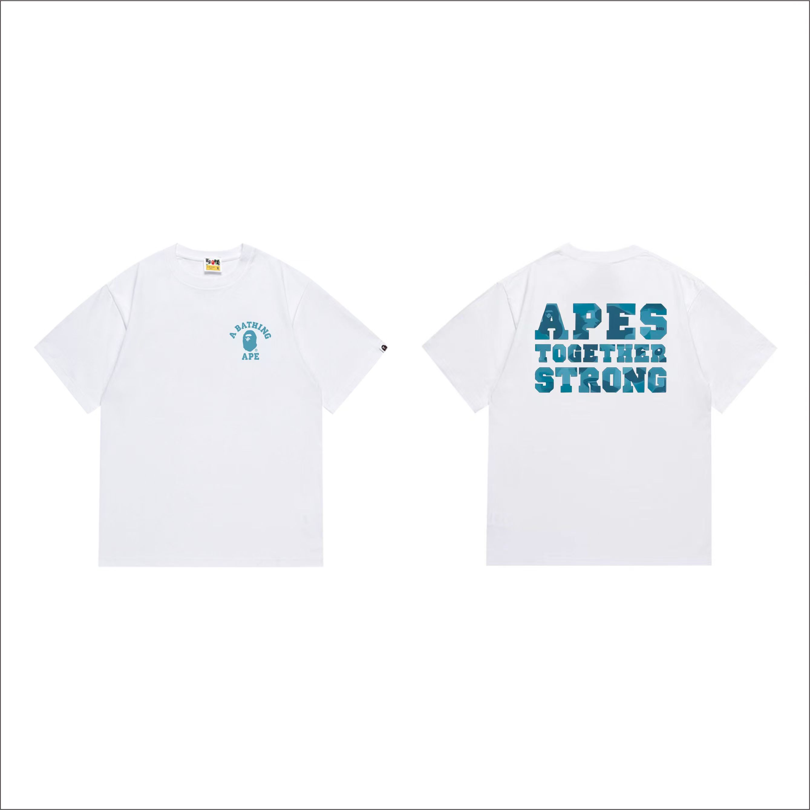 New releasing ble letters cotton tee