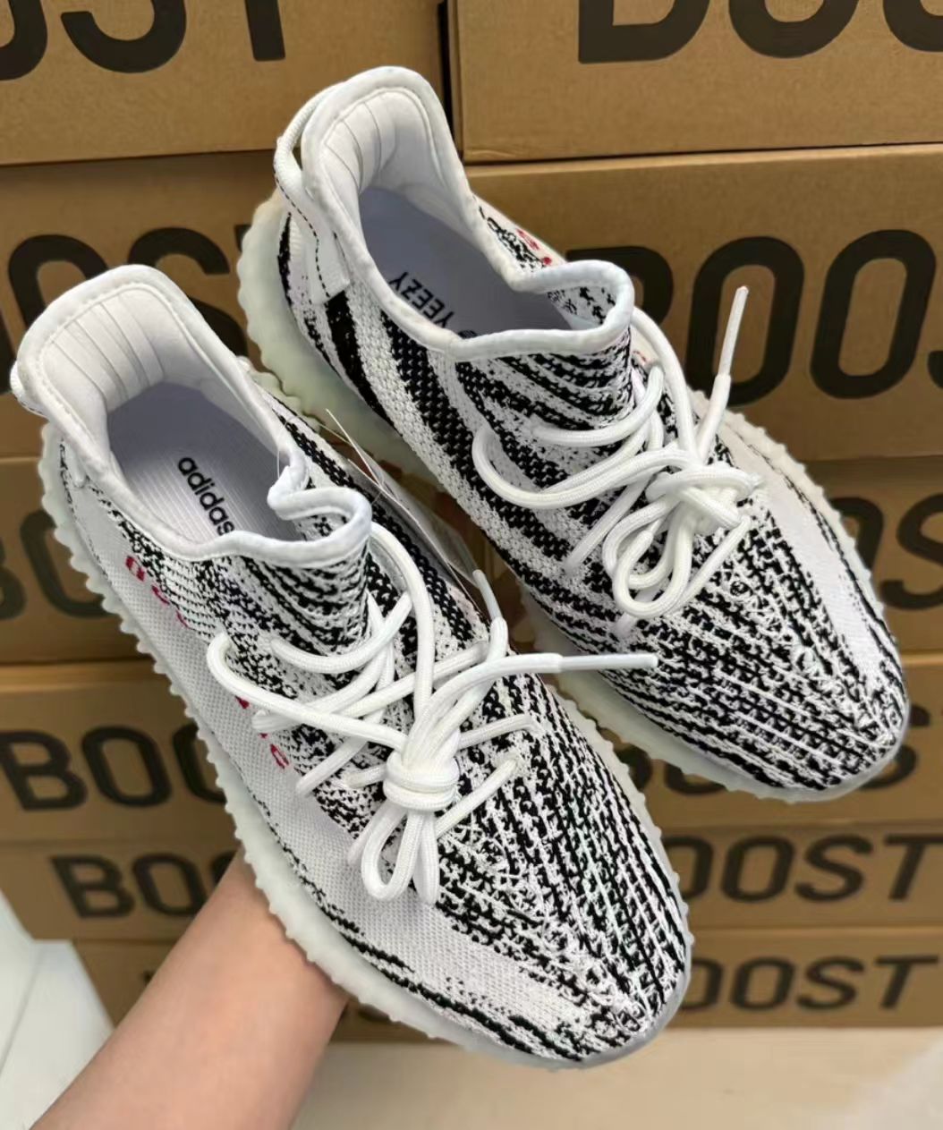 1:1 yeezy boost 350 V3-white/reflective sneakers