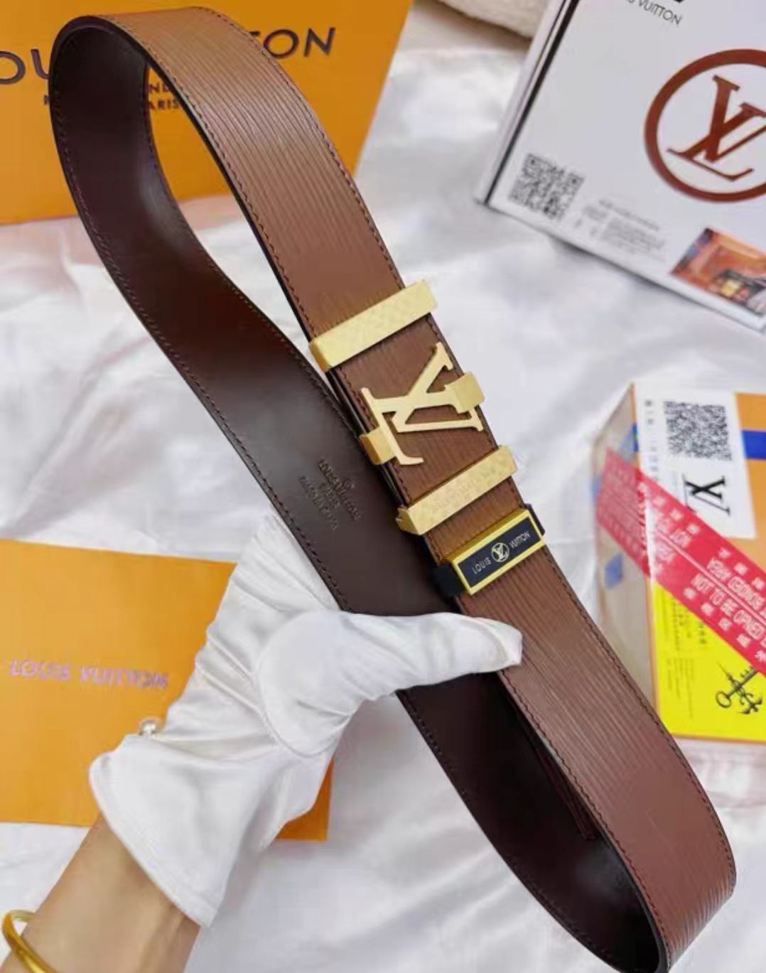new releasing true leather belt