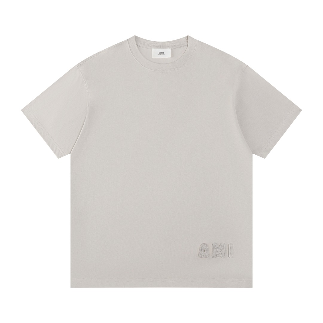 2025ss Summer Lightweight Embroidered Logo Short Sleeve Women's Shirt