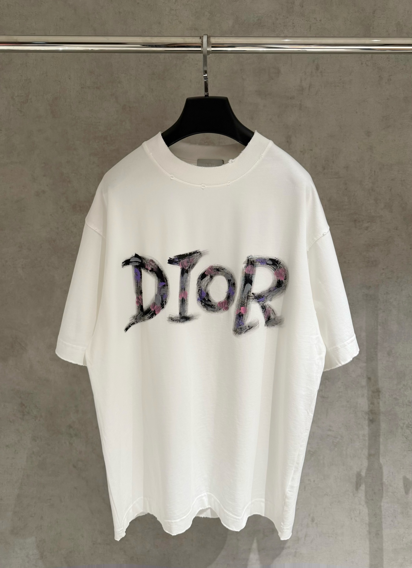 Newly designed hand-painted heavyweight T-shirt