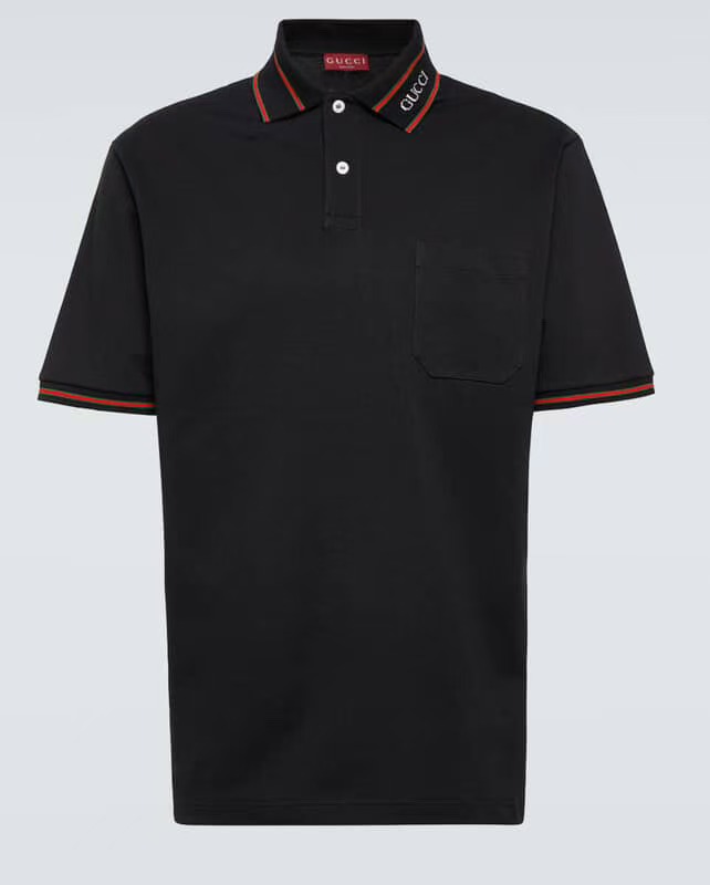 1:1 Classic full logo print polo shirt