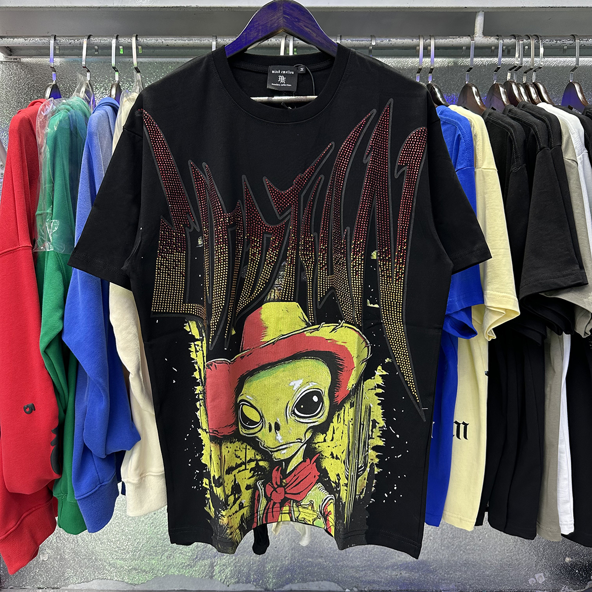New arrival Ranger Rhinestone cotton tee