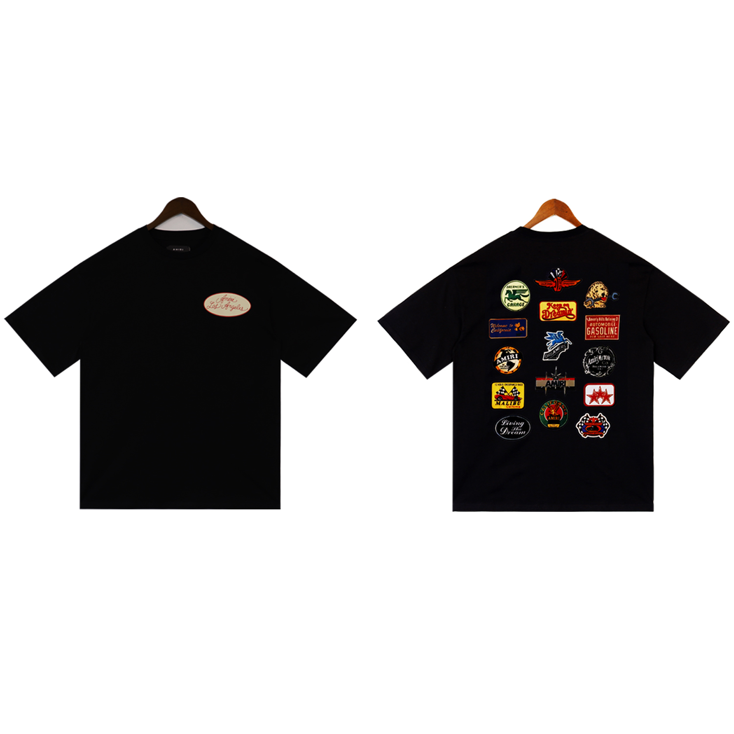 new arrival Chest logo decal pure cotton tshirt