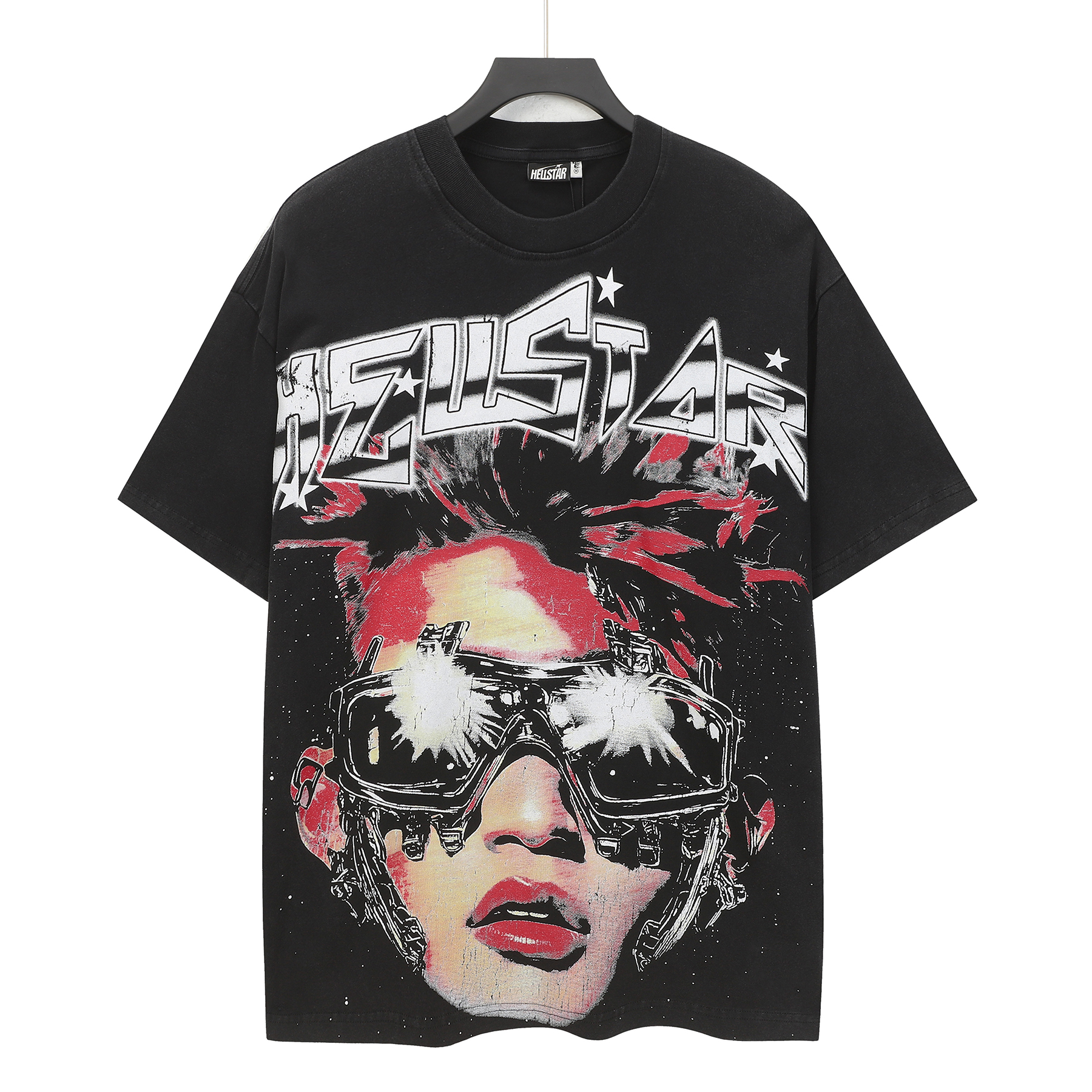 New arrival washed black summer tour tshirt